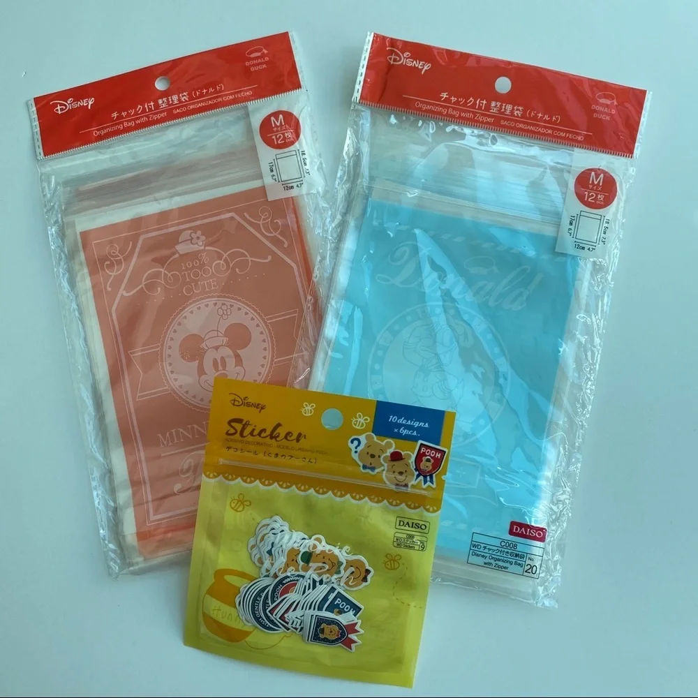 Disney Ziploc Bag and Sticker Set
